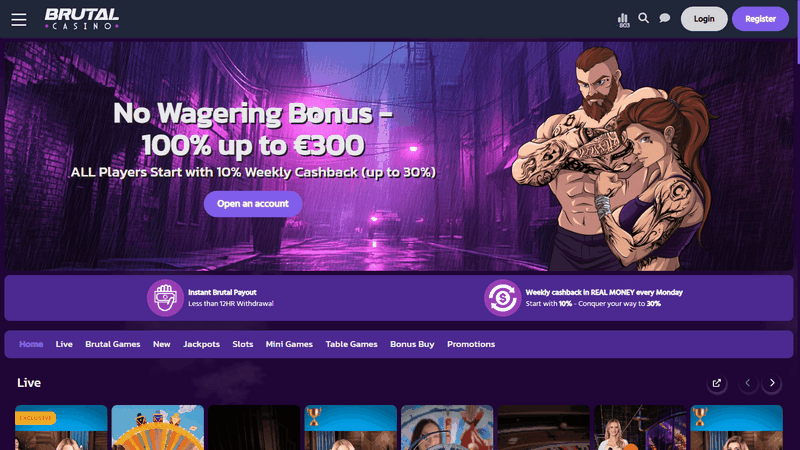 À propos du casino en ligne Brutal À propos du casino en ligne Brutal